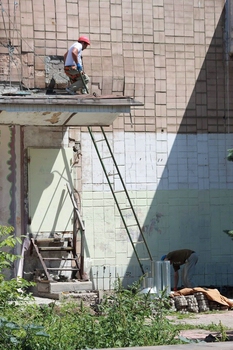 Ehemaliges Kino in Mariupol