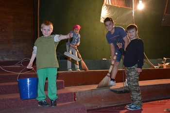 Ehemaliges Kino in Mariupol