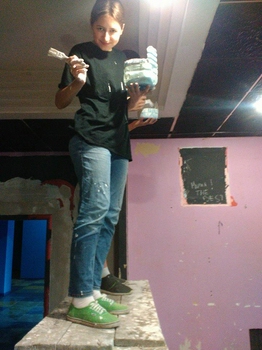 Ehemaliges Kino in Mariupol